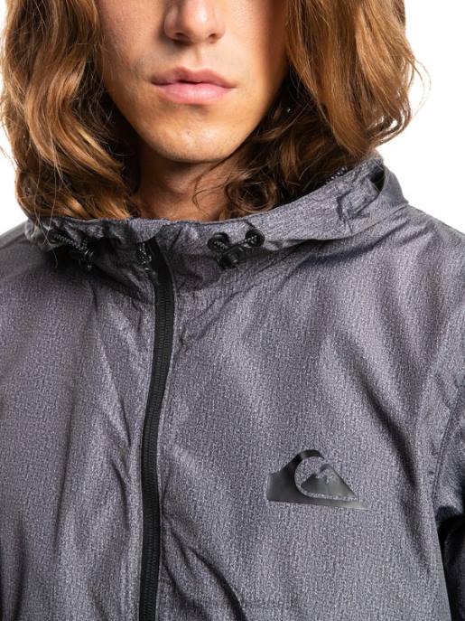 esso Quiksilver uomini giacca a vento per tutti i giorni erica grigio scuro HTZR1011