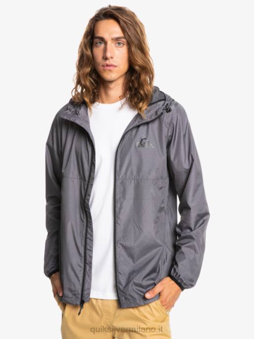 esso Quiksilver uomini giacca a vento per tutti i giorni erica grigio scuro HTZR1011