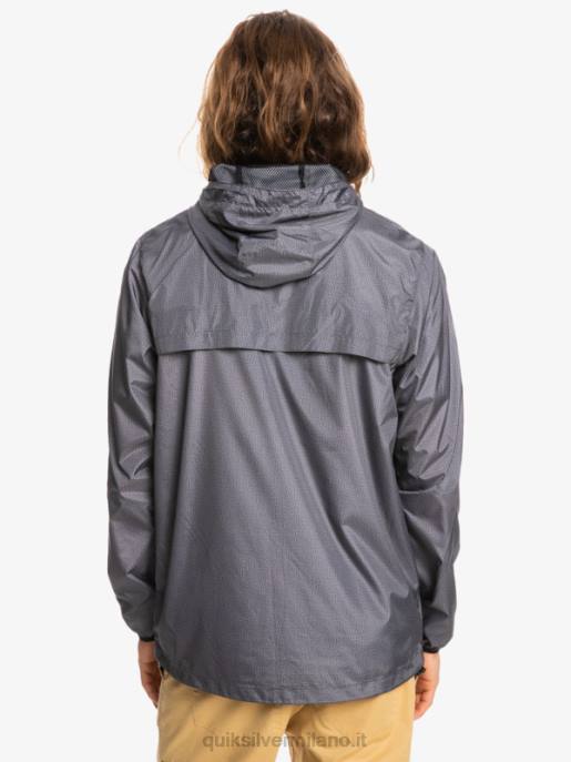 esso Quiksilver uomini giacca a vento per tutti i giorni erica grigio scuro HTZR1011
