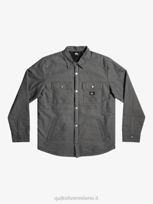 esso Quiksilver uomini giacca da lavoro in tela downrail cancello di ferro HTZR1566