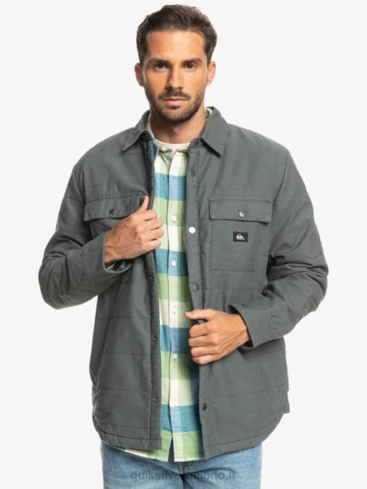 esso Quiksilver uomini giacca da lavoro in tela downrail cancello di ferro HTZR1566
