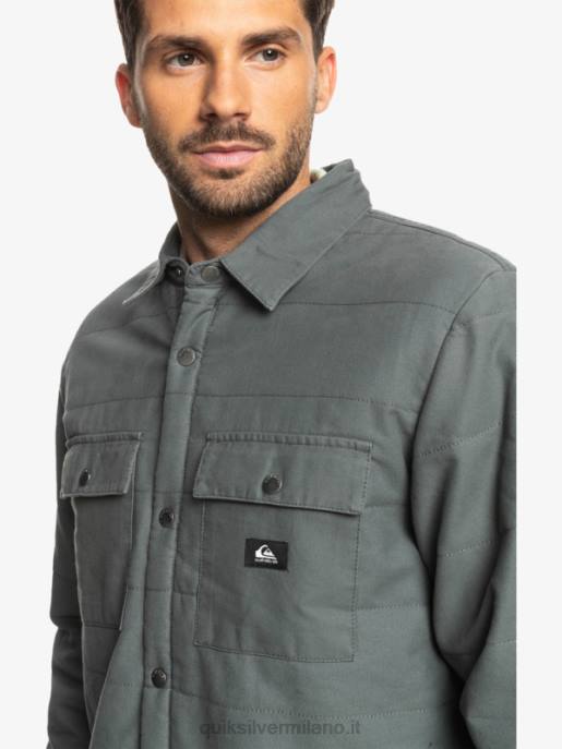esso Quiksilver uomini giacca da lavoro in tela downrail cancello di ferro HTZR1566