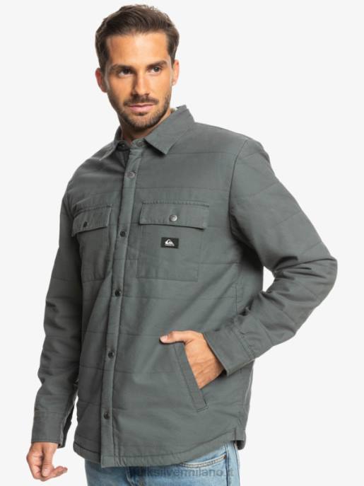 esso Quiksilver uomini giacca da lavoro in tela downrail cancello di ferro HTZR1566