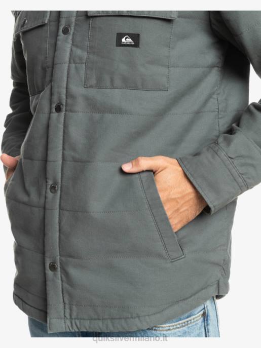 esso Quiksilver uomini giacca da lavoro in tela downrail cancello di ferro HTZR1566