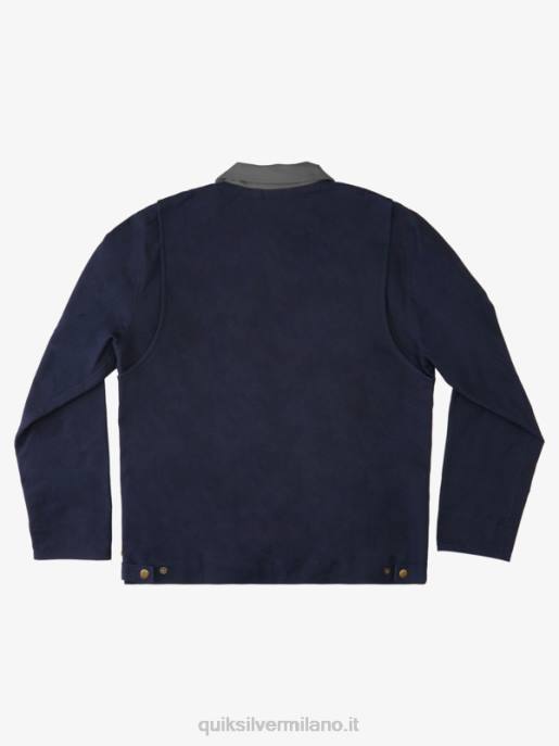esso Quiksilver uomini giacca da lavoro waterman wave chore grigio odissea HTZR1177