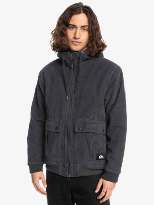 esso Quiksilver uomini giacca di velluto a coste a tre traverse asfalto HTZR1558