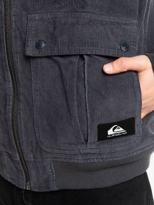 esso Quiksilver uomini giacca di velluto a coste a tre traverse asfalto HTZR1558