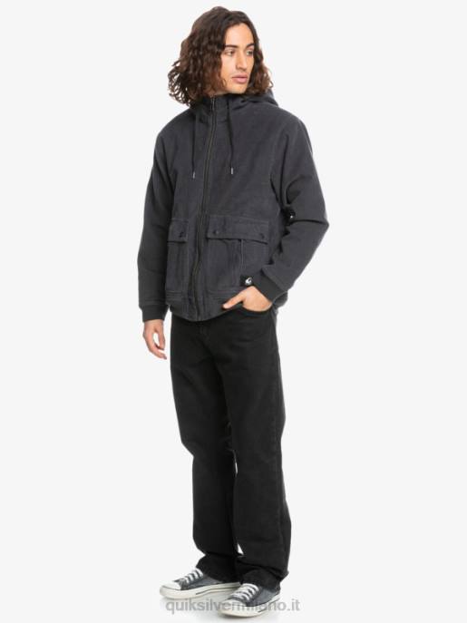 esso Quiksilver uomini giacca di velluto a coste a tre traverse asfalto HTZR1558