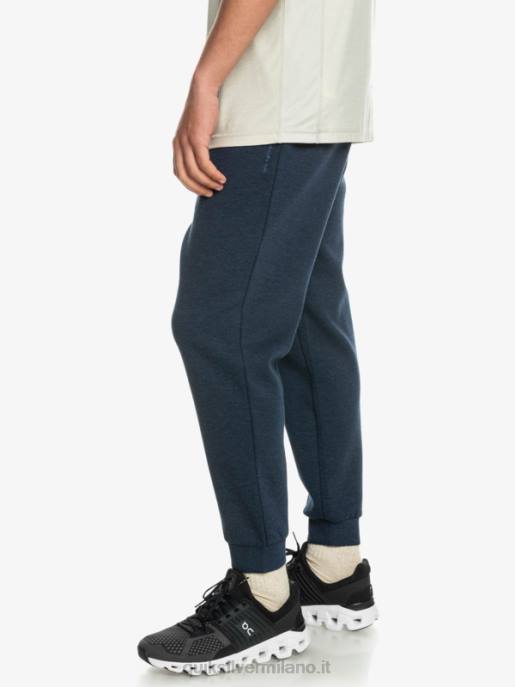 esso Quiksilver uomini calpesta i pantaloni da jogging in pile insegne blu erica HTZR1722