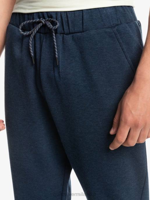 esso Quiksilver uomini calpesta i pantaloni da jogging in pile insegne blu erica HTZR1722