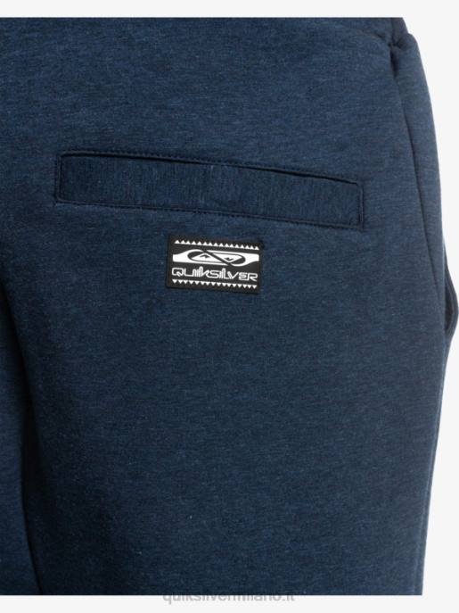 esso Quiksilver uomini calpesta i pantaloni da jogging in pile insegne blu erica HTZR1722