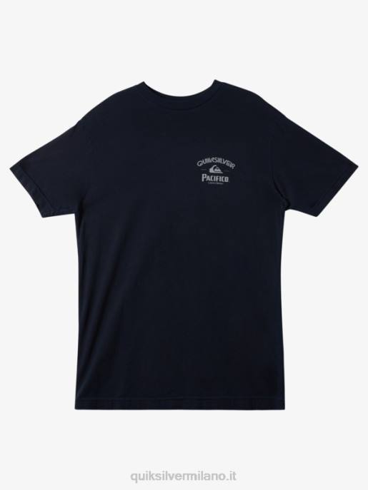 Esso Quiksilver x Pacifico uomini maglietta con chiusura blazer blu scuro HTZR1