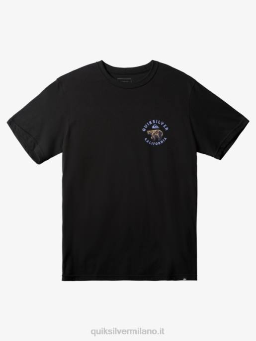 esso Quiksilver uomini ca stand alone t-shirt nero HTZR1515
