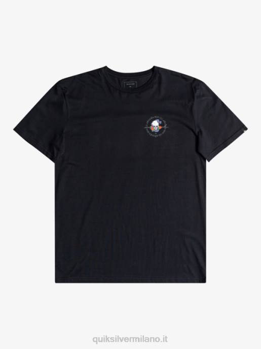 esso Quiksilver uomini fuori strada - t-shirt nero HTZR1818