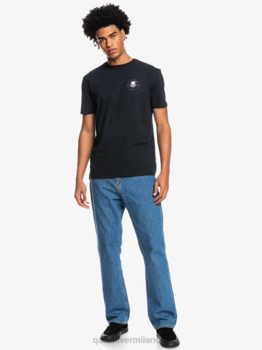 esso Quiksilver uomini fuori strada - t-shirt nero HTZR1818