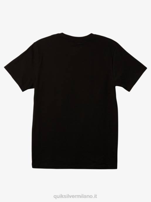 esso Quiksilver uomini in magliette di forme nero HTZR1238