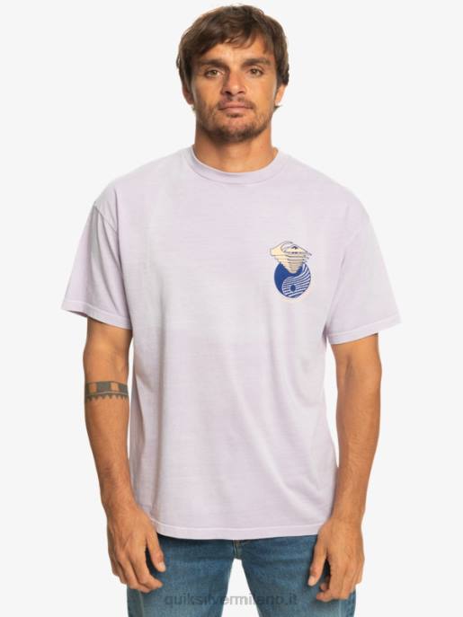 esso Quiksilver uomini là fuori maglietta lilla pastello HTZR1168
