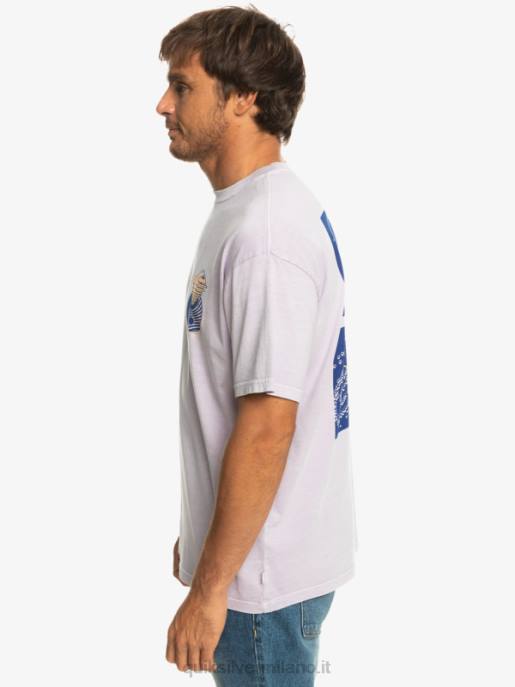 esso Quiksilver uomini là fuori maglietta lilla pastello HTZR1168