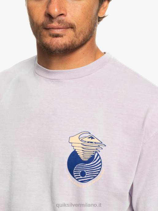 esso Quiksilver uomini là fuori maglietta lilla pastello HTZR1168