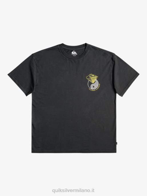 esso Quiksilver uomini là fuori maglietta nero HTZR1167