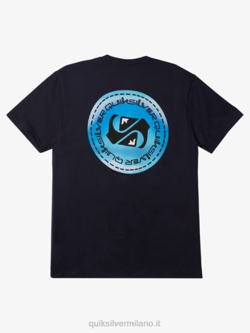 esso Quiksilver uomini maglietta a flusso di colore blazer blu scuro HTZR1202
