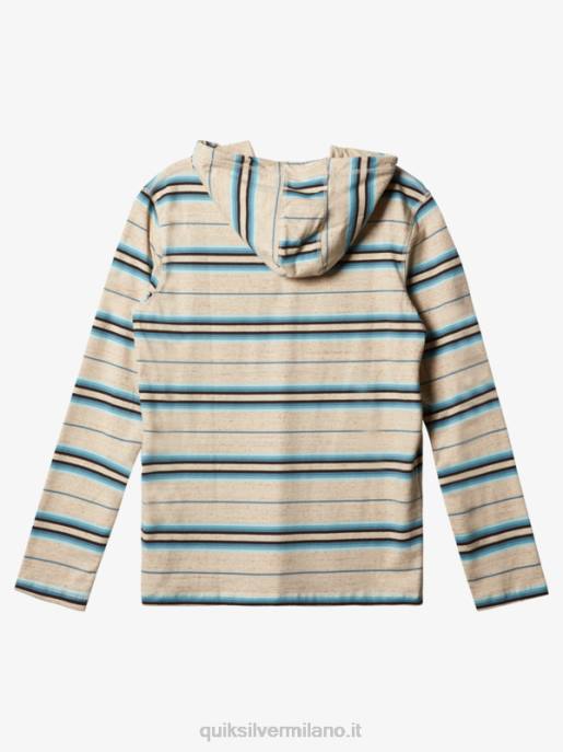 esso Quiksilver uomini maglietta a maniche lunghe con cappuccio Last Chance betulla ultima possibilità HTZR1863