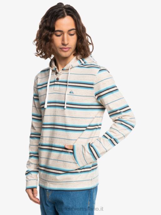 esso Quiksilver uomini maglietta a maniche lunghe con cappuccio Last Chance betulla ultima possibilità HTZR1863