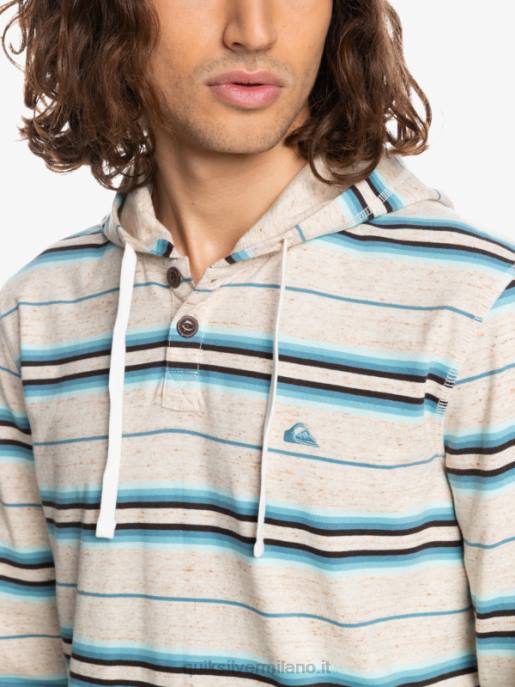 esso Quiksilver uomini maglietta a maniche lunghe con cappuccio Last Chance betulla ultima possibilità HTZR1863