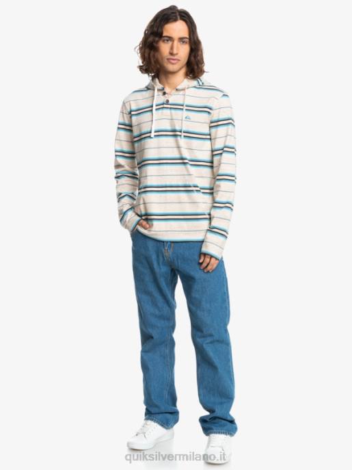esso Quiksilver uomini maglietta a maniche lunghe con cappuccio Last Chance betulla ultima possibilità HTZR1863