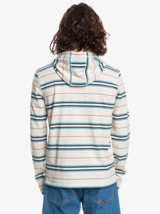 esso Quiksilver uomini maglietta a maniche lunghe con cappuccio Last Chance betulla ultima possibilità HTZR1863
