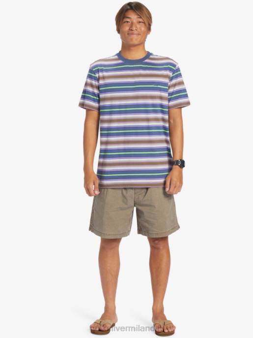 esso Quiksilver uomini maglietta a righe geller striscia geller bering HTZR632