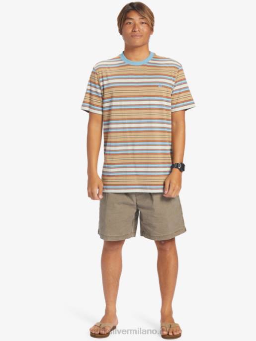 esso Quiksilver uomini maglietta a righe geller striscia geller taos HTZR631