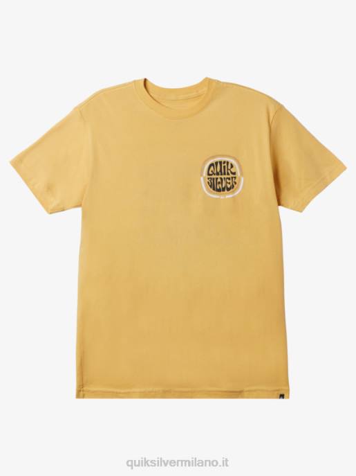 esso Quiksilver uomini maglietta alta un miglio ocra HTZR1640