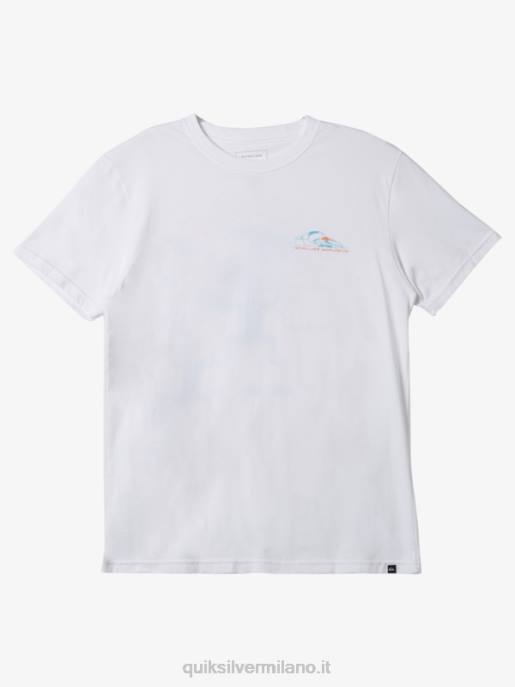 esso Quiksilver uomini maglietta bianco HTZR576