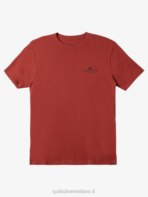 esso Quiksilver uomini maglietta con palme di mare Marsala HTZR1022