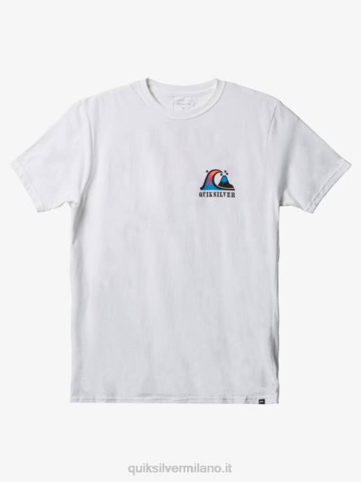 esso Quiksilver uomini maglietta curva del fiume bianco HTZR1518
