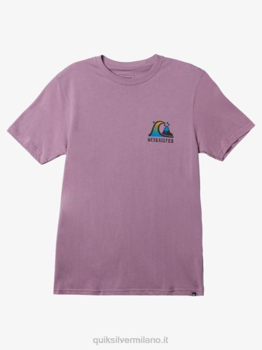 esso Quiksilver uomini maglietta curva del fiume orchidea polverosa HTZR1516