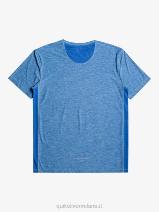 esso Quiksilver uomini maglietta del corridore della costa boccaglio blu HTZR1331