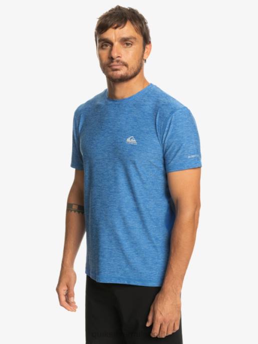 esso Quiksilver uomini maglietta del corridore della costa boccaglio blu HTZR1331