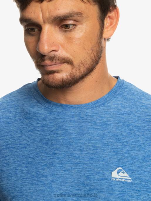 esso Quiksilver uomini maglietta del corridore della costa boccaglio blu HTZR1331