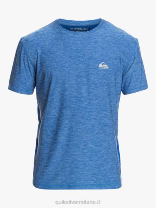 esso Quiksilver uomini maglietta del corridore della costa boccaglio blu HTZR1331