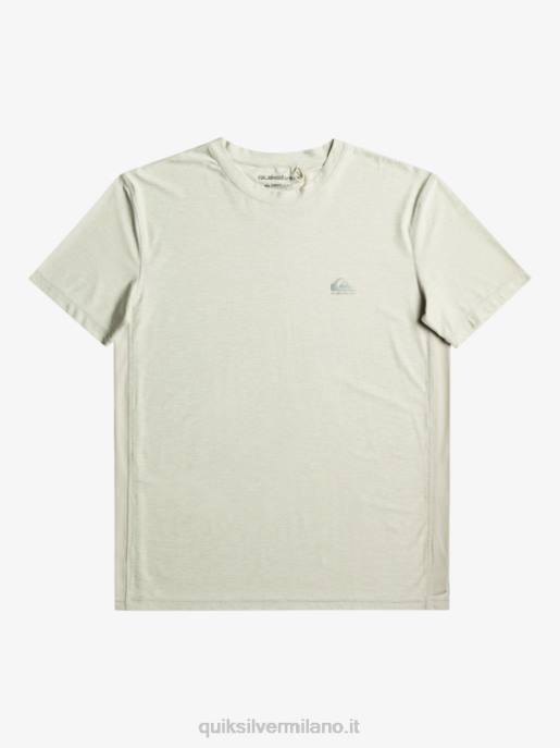 esso Quiksilver uomini maglietta del corridore della costa erica viola grigia HTZR1329