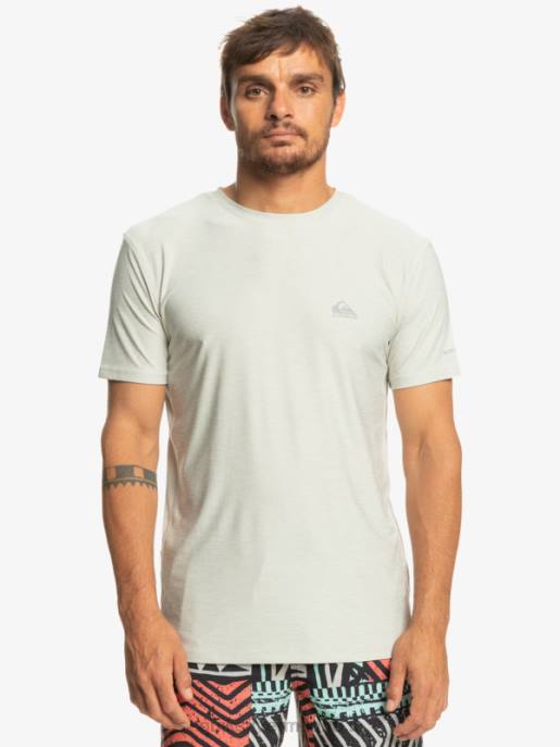 esso Quiksilver uomini maglietta del corridore della costa erica viola grigia HTZR1329