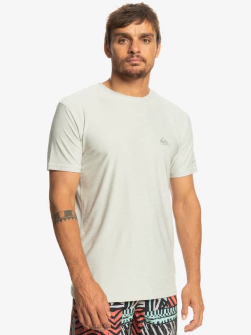 esso Quiksilver uomini maglietta del corridore della costa erica viola grigia HTZR1329