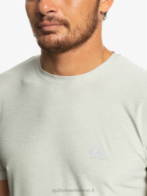 esso Quiksilver uomini maglietta del corridore della costa erica viola grigia HTZR1329