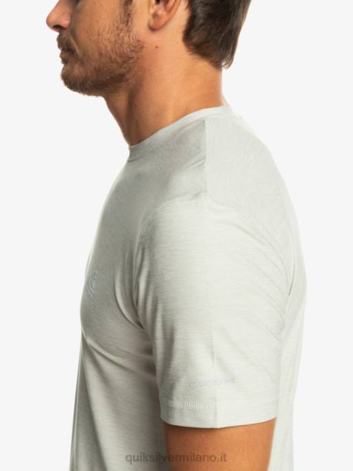 esso Quiksilver uomini maglietta del corridore della costa erica viola grigia HTZR1329