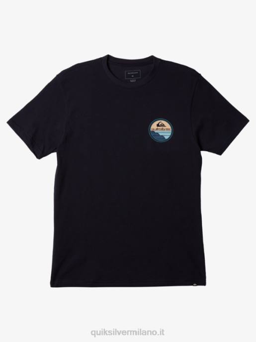 esso Quiksilver uomini maglietta del viaggio panoramico blazer blu scuro HTZR1147
