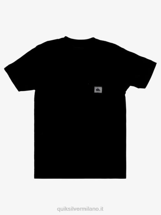 esso Quiksilver uomini maglietta della sottomissione nero HTZR1044