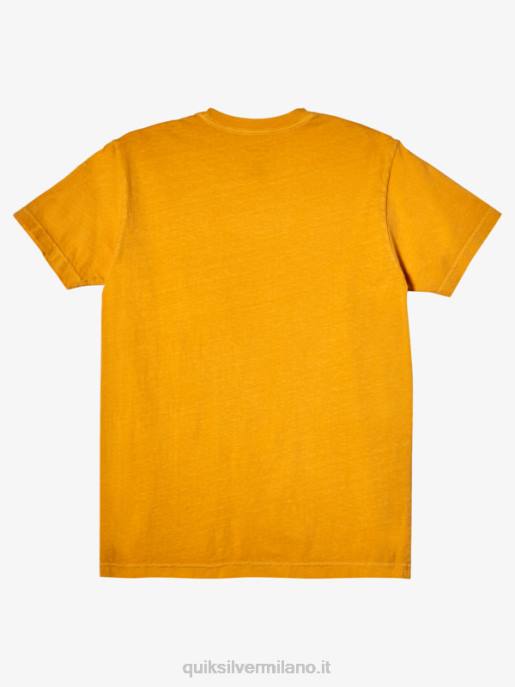 esso Quiksilver uomini maglietta della sottomissione oro brillante HTZR1045