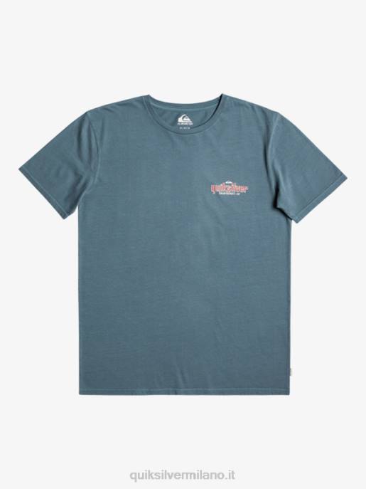 esso Quiksilver uomini maglietta di parole mare di Bering HTZR933